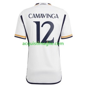 Divisa di Calcio Real Madrid Camavinga 12 Prima 2023/2024